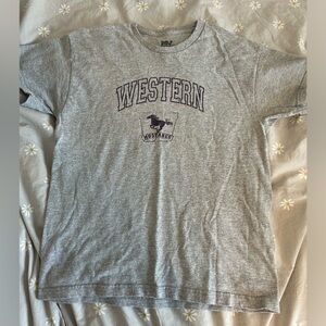 Vintage Western University Baby Tee